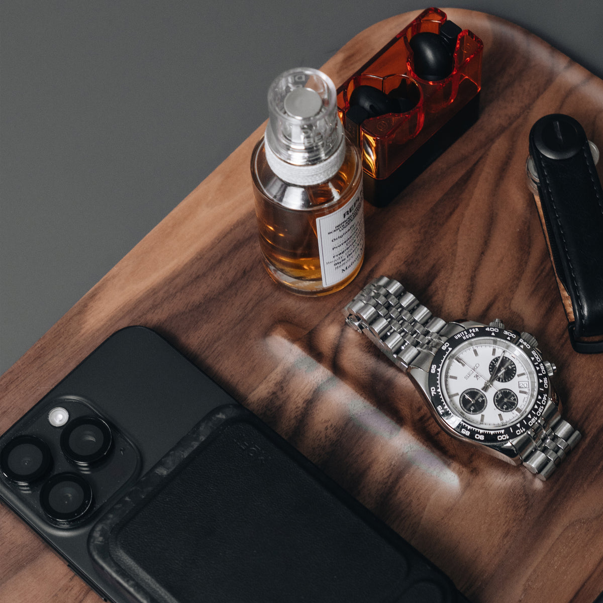 Japandi Edc Tray | Walnut