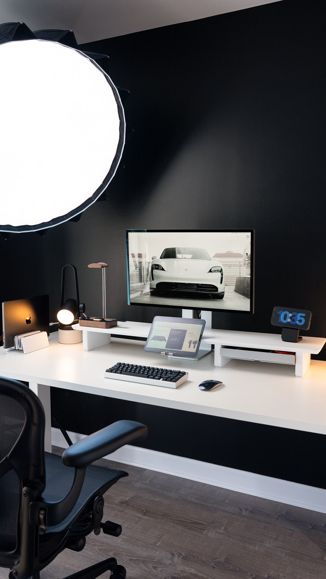 Desk Shelf Cockpit | White