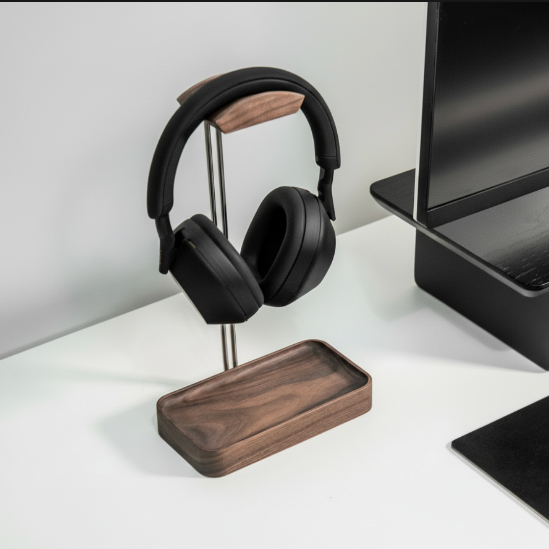 Headphone Stand | Walnut
